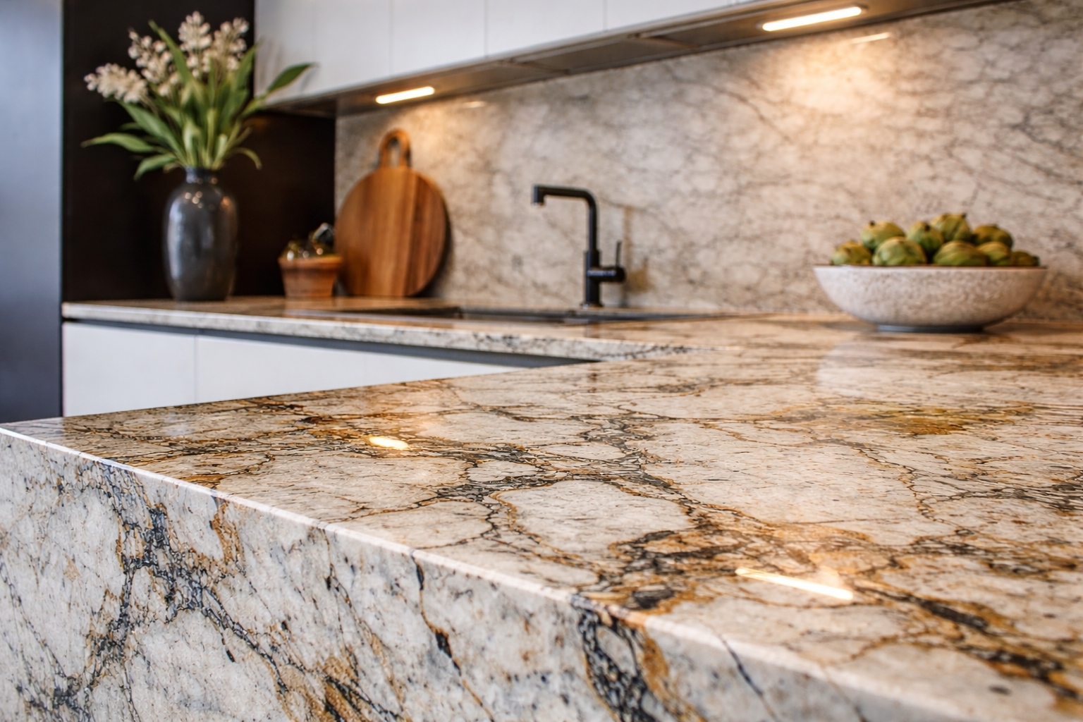 Granite surface